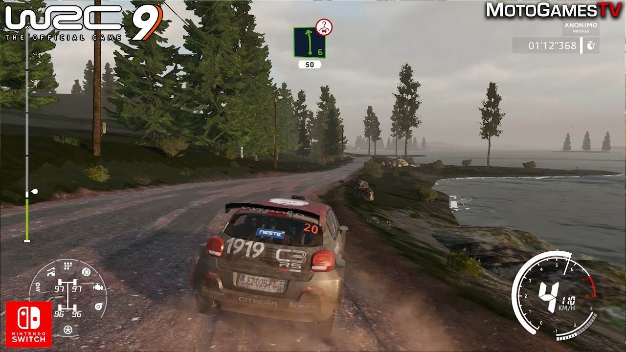 WRC 9 on Nintendo Switch - Citroen C3 R5 | Rally Finland Gameplay