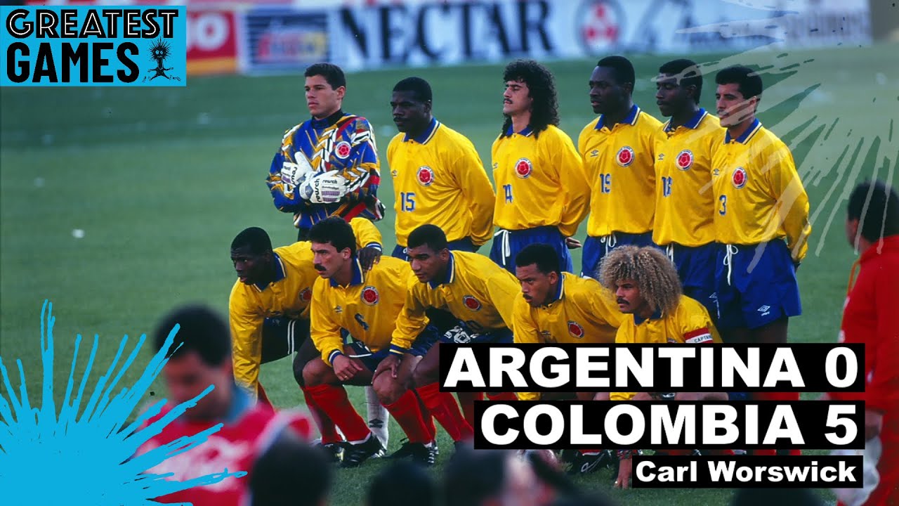 Argentina 0 Colombia 5, 1993 – Greatest Games Podcast