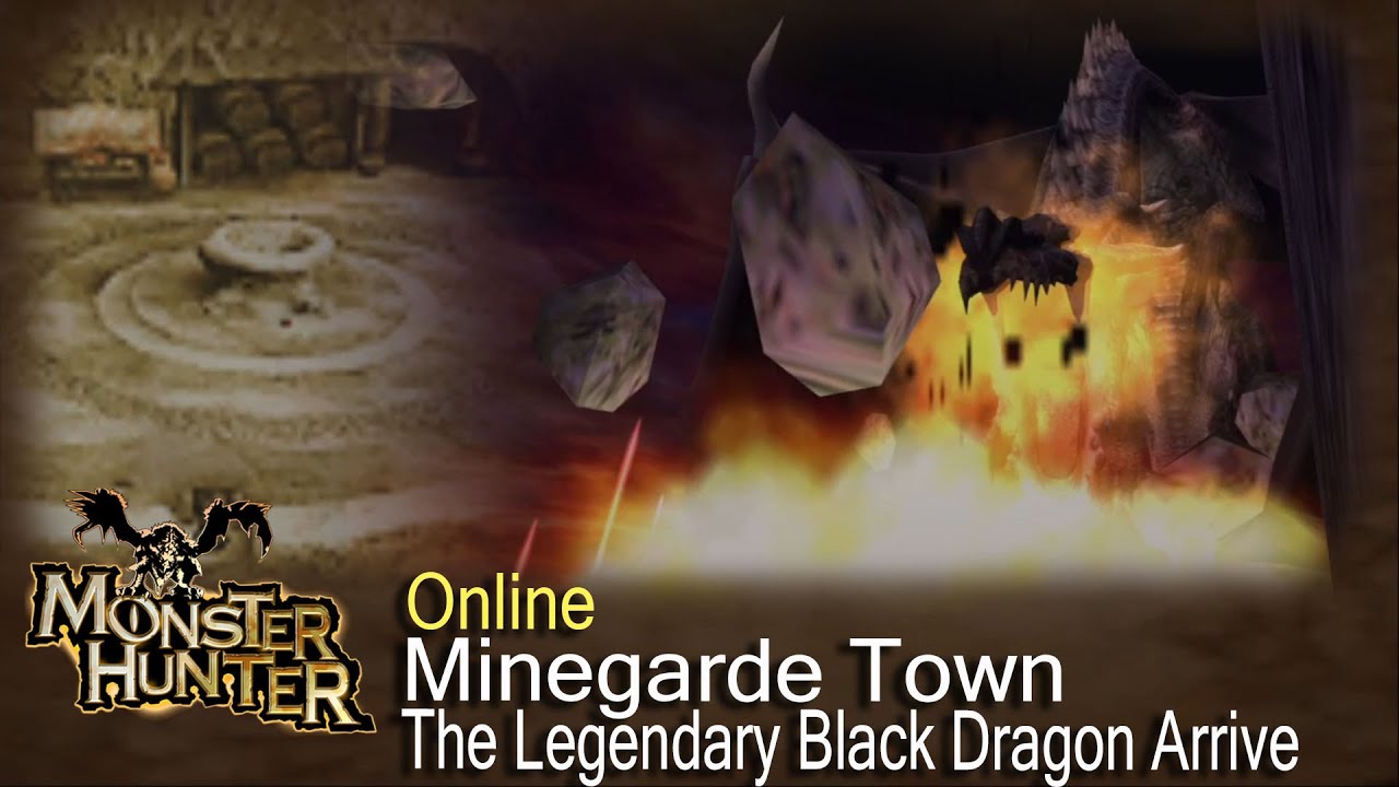 Monster Hunter (JP) English Patch: Minegarde Town - The Legendary Black Dragon Arrive [16:9]