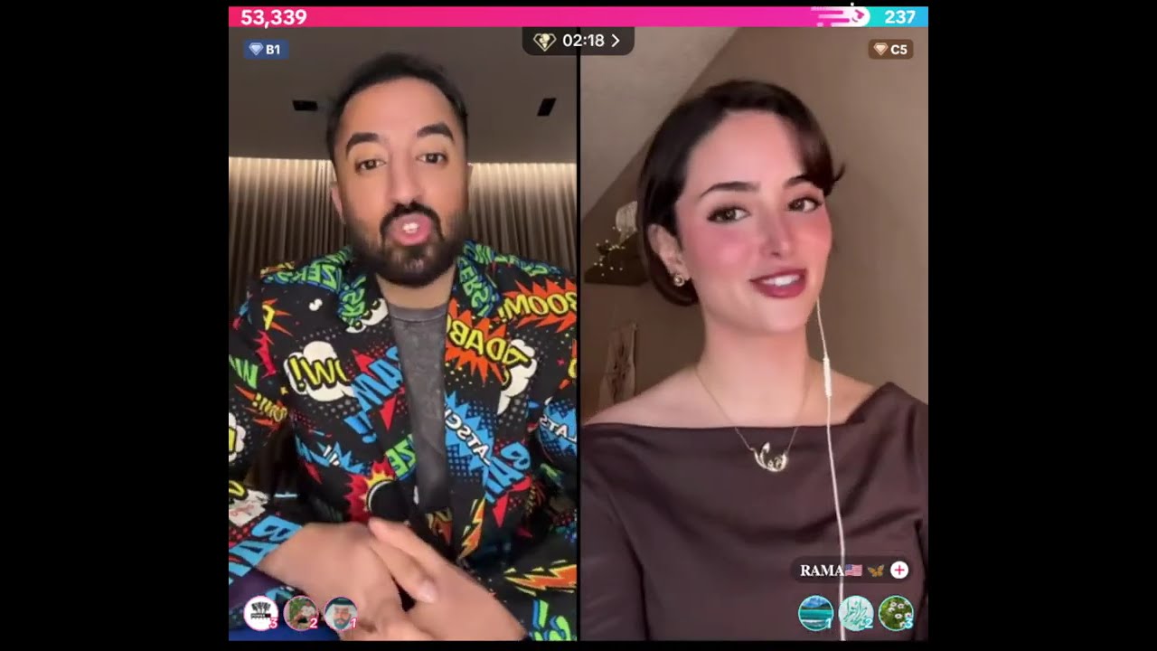 هستور نايف العنزي رجع لـ راما سورية في امريكا و احكمها ضحك ونسة
