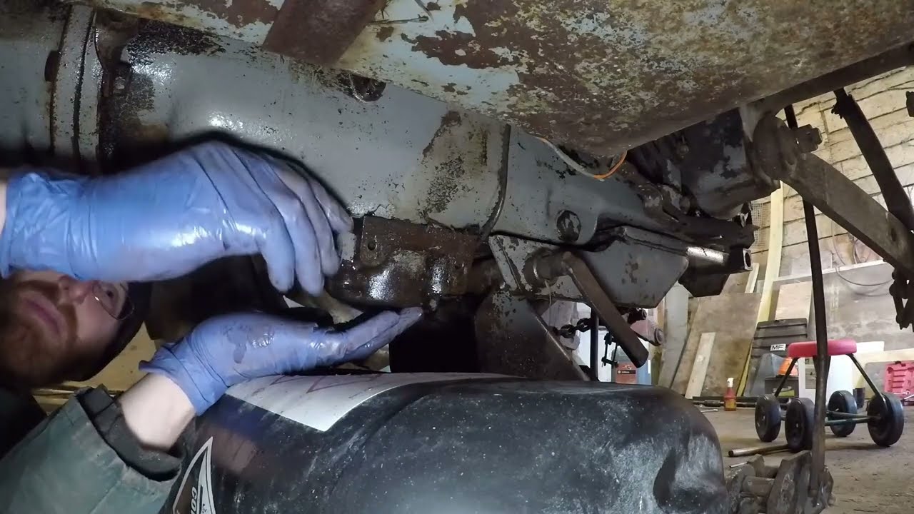 Vintage Thursday. Massey Ferguson PTO seal change.