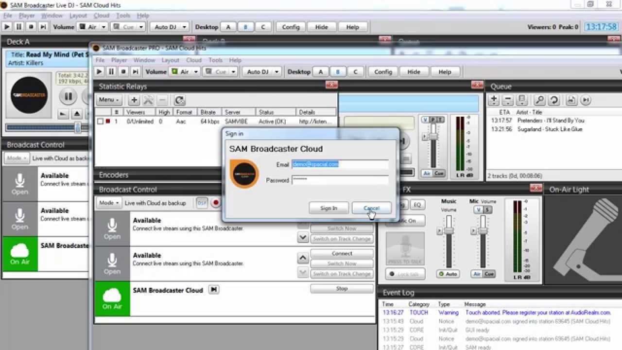 SAM Broadcaster Cloud: DJ Permissions