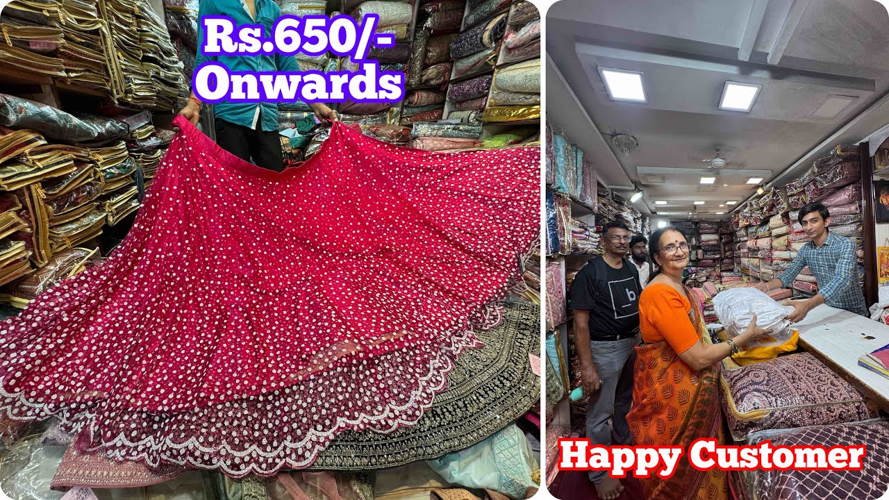 Rs.650/- onwards Super Lehenga 7 day Sale Chickpet Bangalore | Courier Avl #lehenga #sale #trending