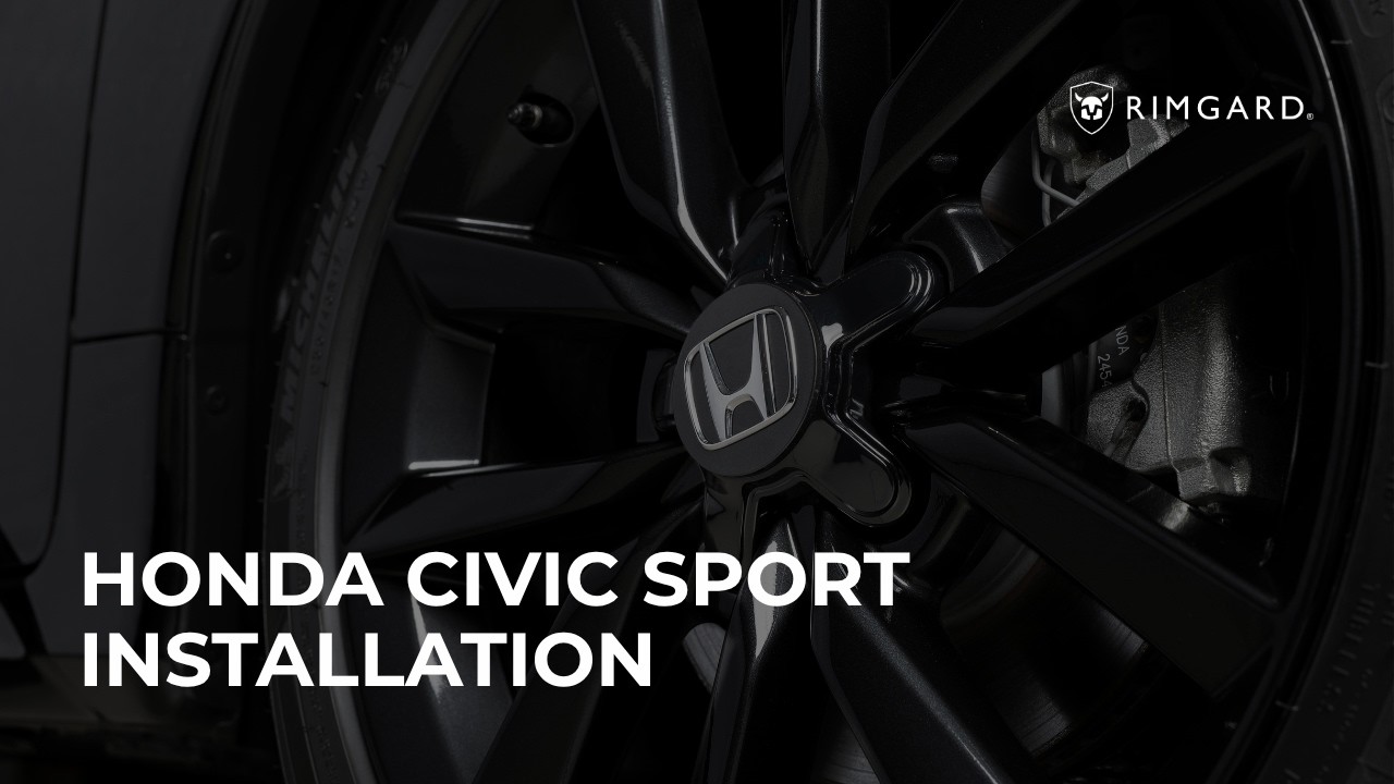 Rimgard installation Honda Civic Sport 2022 and later