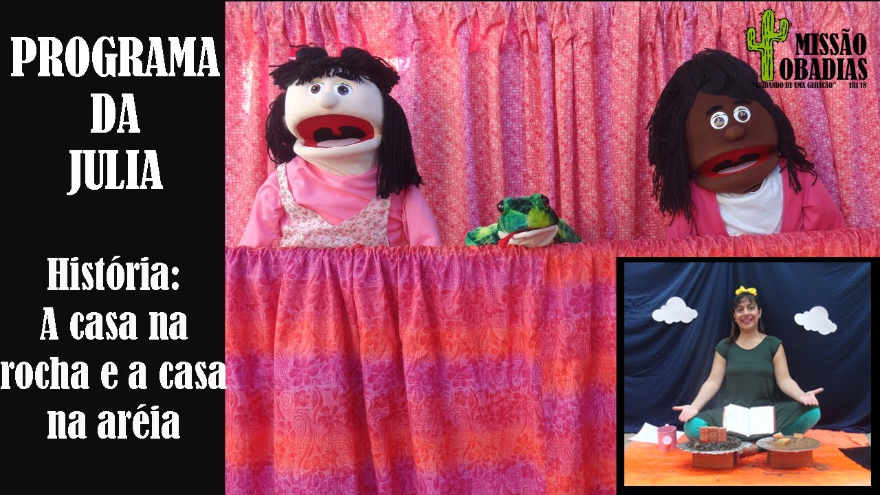 Programa da Julia #4 Casa na areia e a casa na rocha
