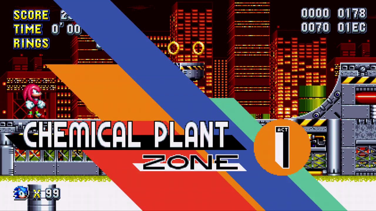 Sonic Mania Plus - Sonic & Knuckles Playthrough Part 2 - Chemical Plant Zone