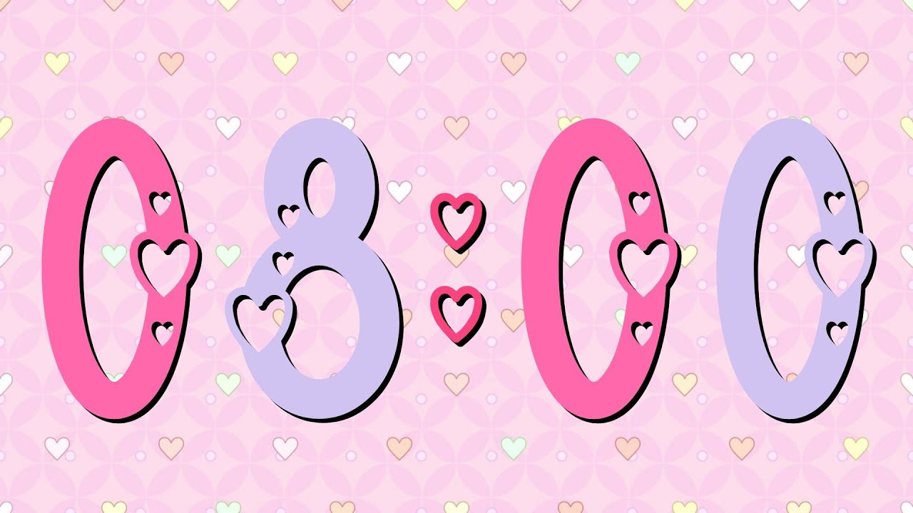 💖 8 Minute Heart Timer with LoFi Music | Cute Pink Valentine's Countdown