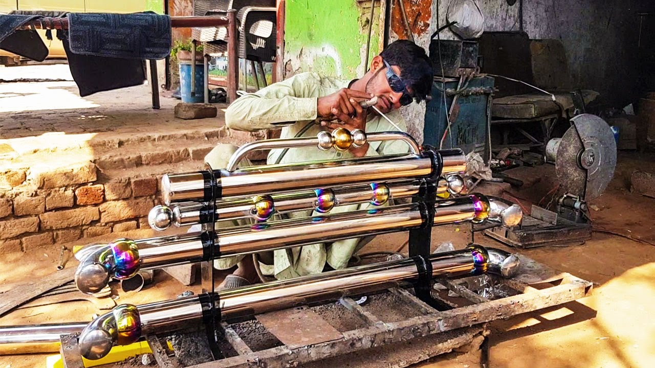 Making Handmade Front Vehicle's Bumper Guard | Safe Guard