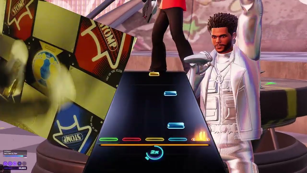 Pump It Up Fortnite Festival Expert: Can't Feel My Face The Weeknd Vocal