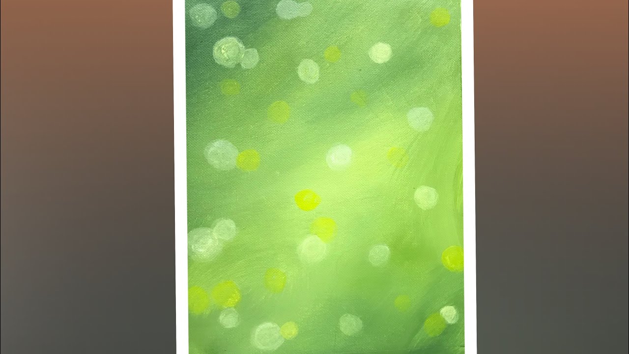 How to Paint Blurred  Background in Acrylic Painting|Easy|Step by Step #45