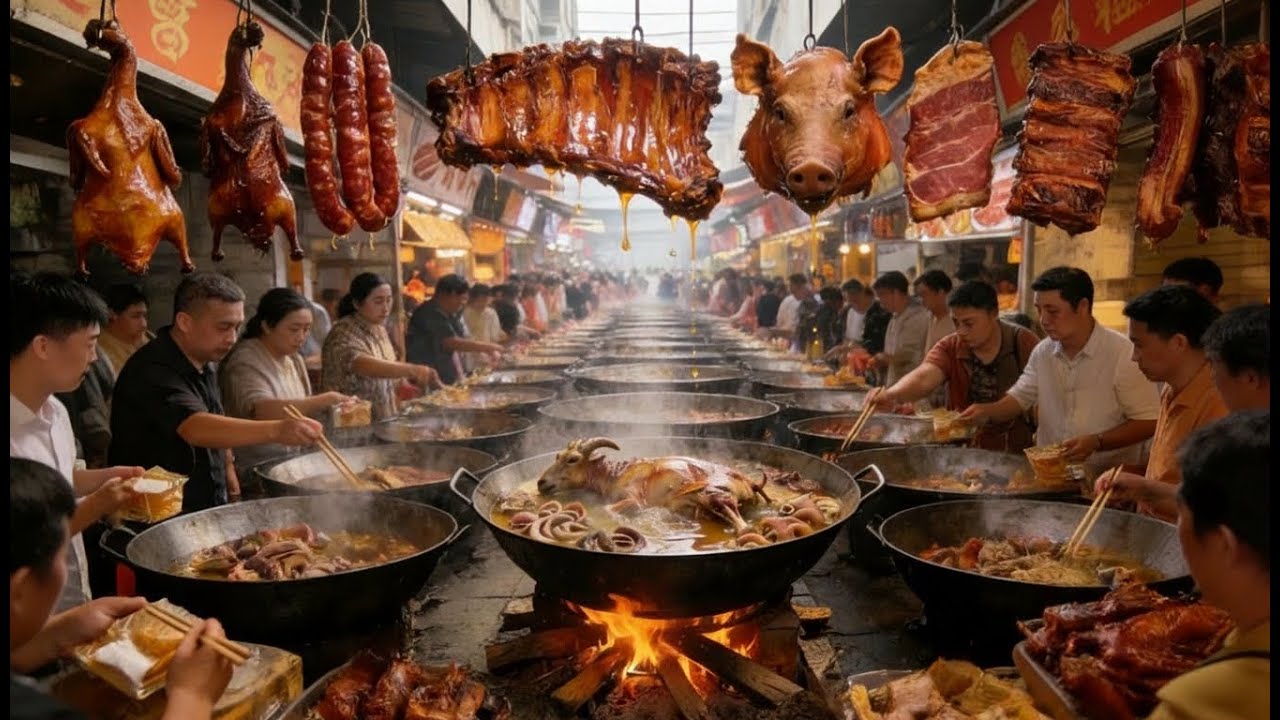 What Foods Do Chinese People Really Love Discover It at This Rural Market