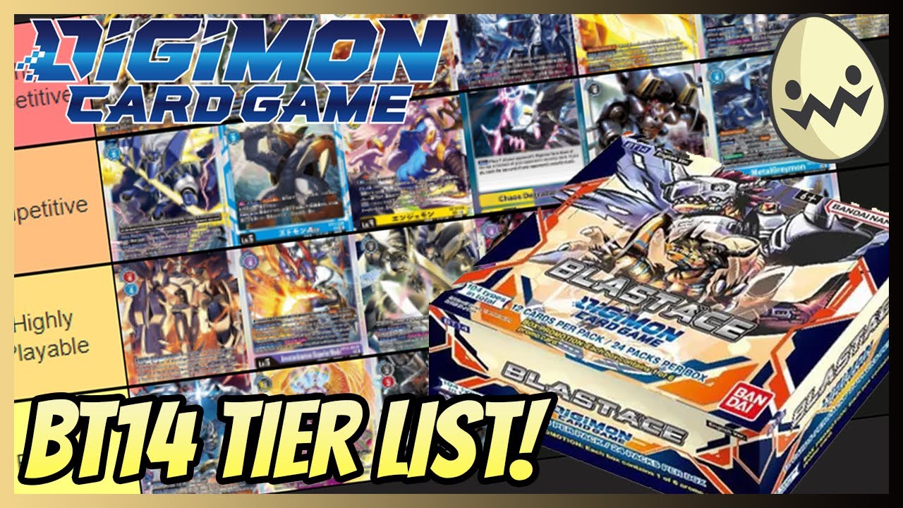 Digimon Card Game: BT14 Blast Ace Tier List!