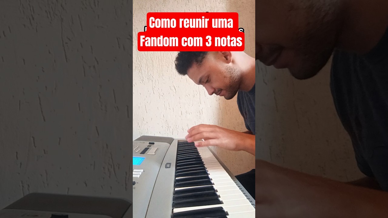 Como Reunir uma Fandom com 3 Notas #m&uacute;sica #piano