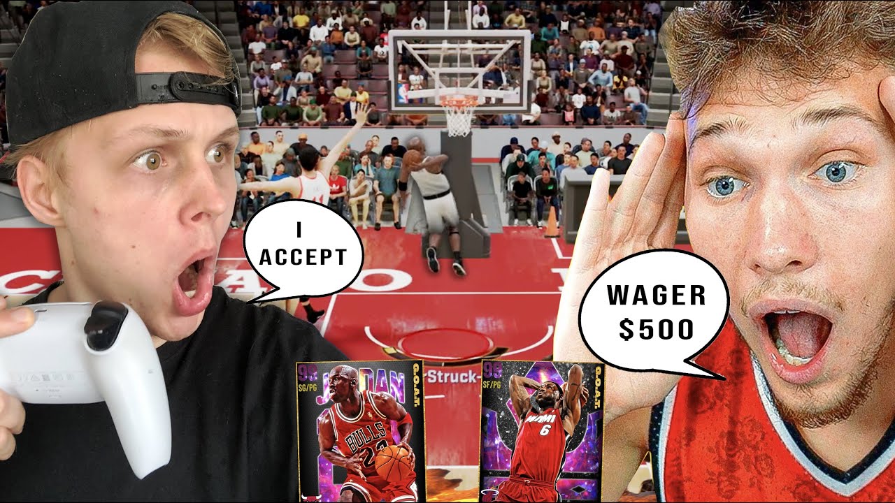 JESSER Challenged Me to a $500 WAGER LIVE On Stream... I ACCEPTED.. NBA 2K21
