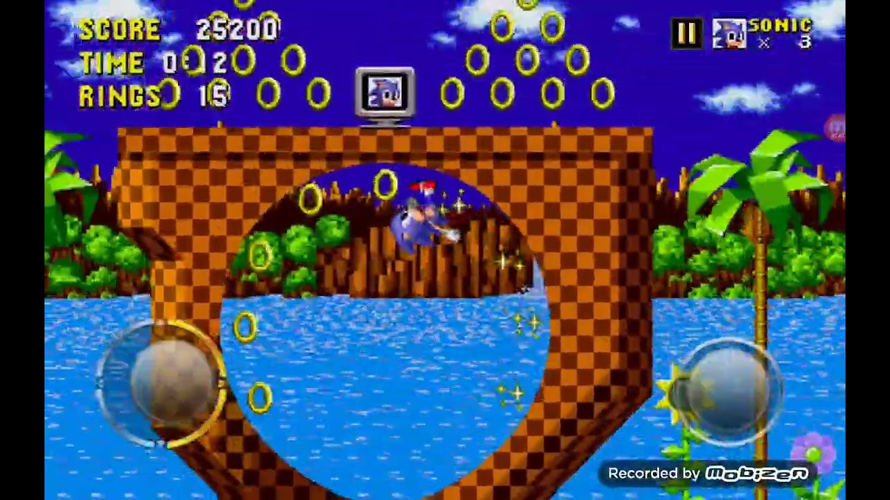 Passando de a primeira fasecdo sonic 1 de megadrive