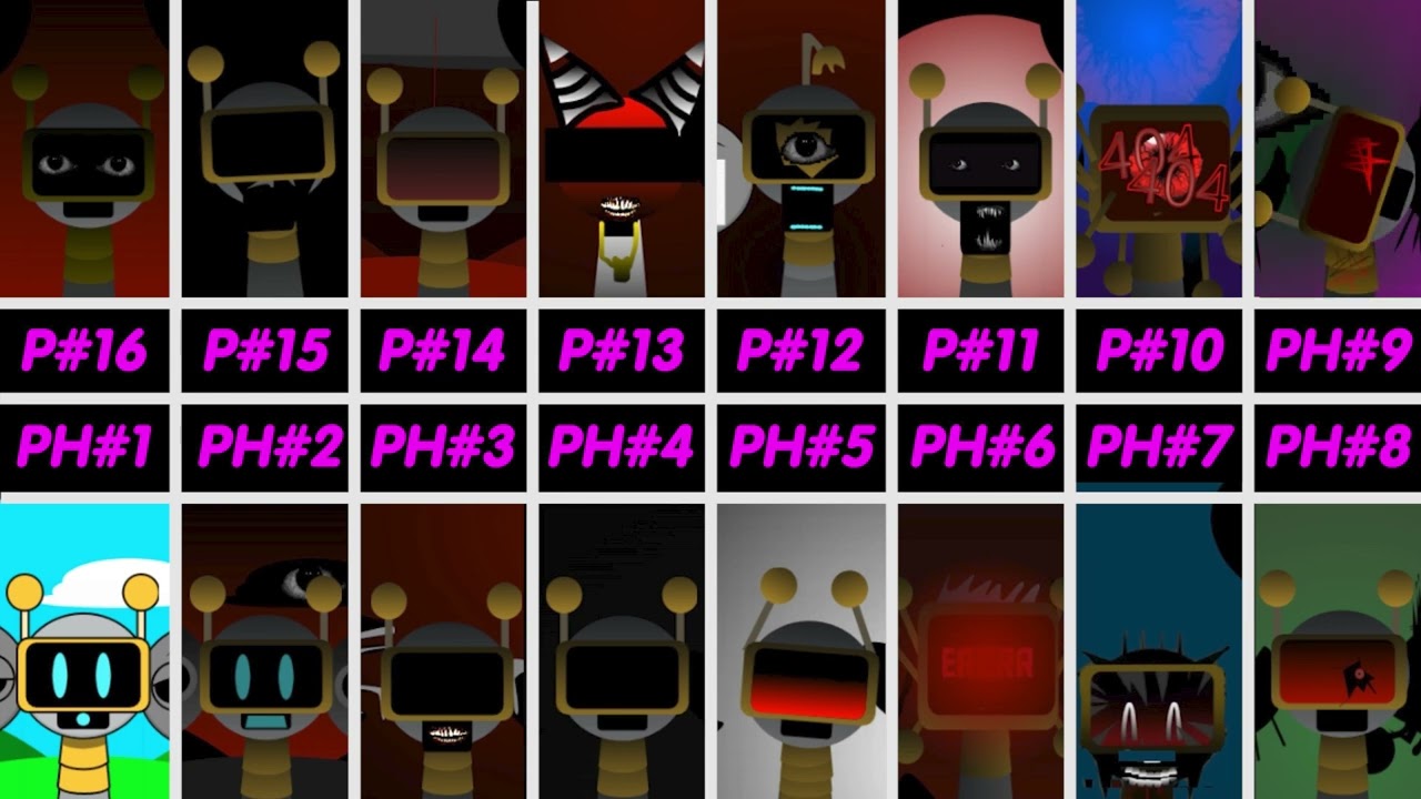 Sprunki  - Incredibox | Mix  ALL Fun Bot in SPRUNKI stages | Appear together
