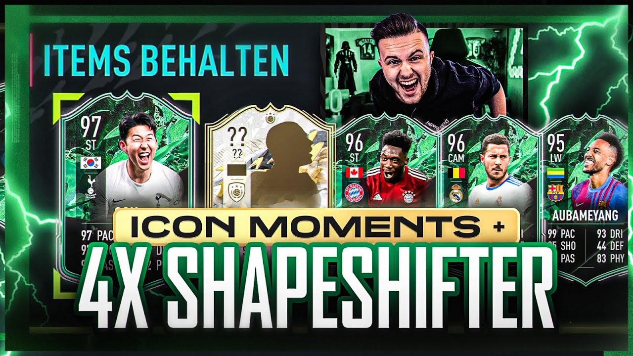 EA G&Ouml;NNT 😍 ICON MOMENTS + 4x SHAPESHIFTER im Pack Opening 😱 FIFA 22