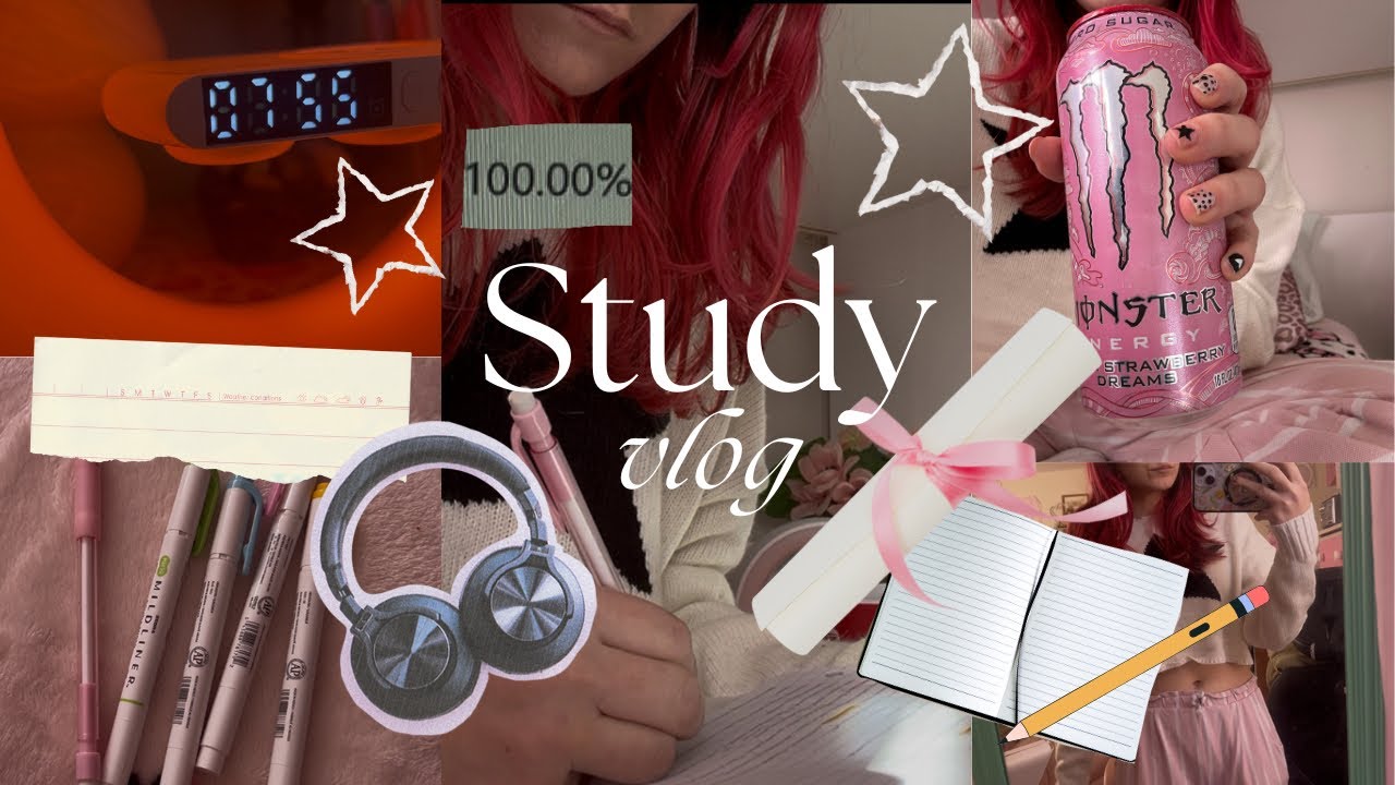 ₊˚.🎧study vlog: a productive day in my life📓✩
