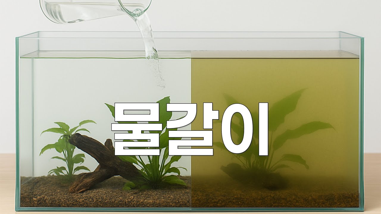 어항 물갈이! 99%가 모르는 환수 이유와 방법