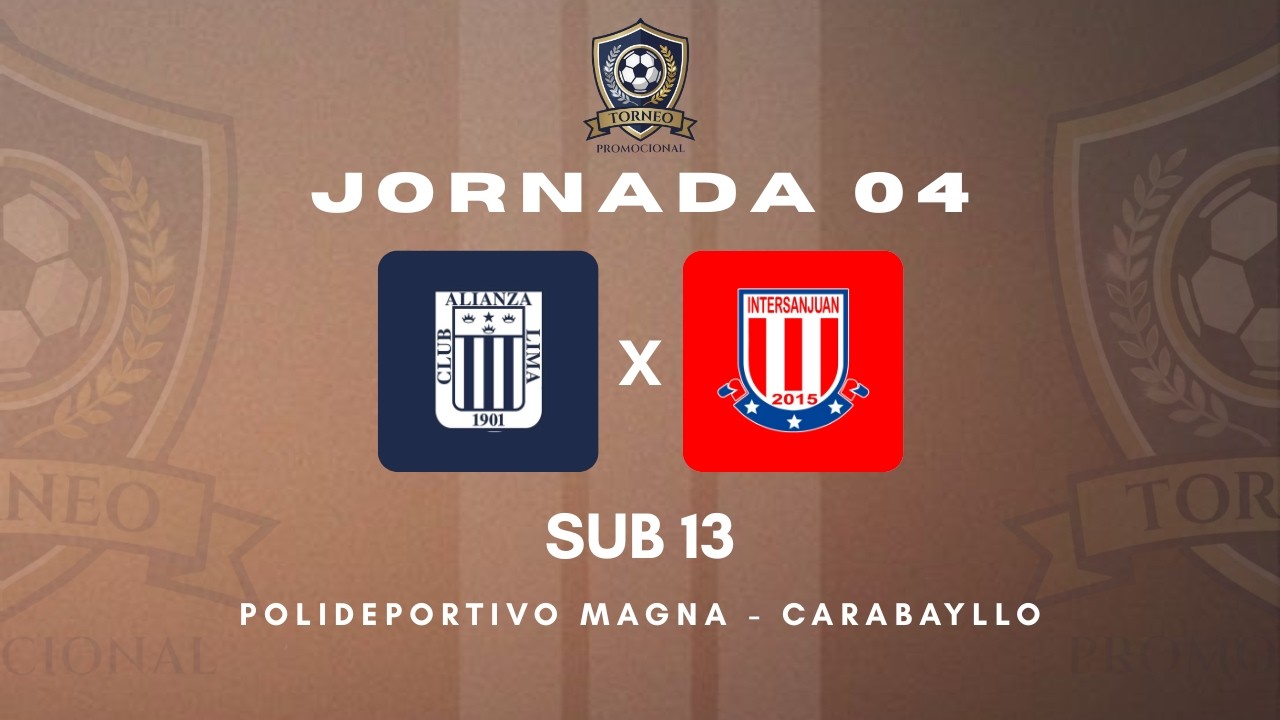 ⚽ Alianza Lima Puente Piedra vs CD Inter San Juan | Sub 13 | Fecha 4 | Torneo Promocional 🔥
