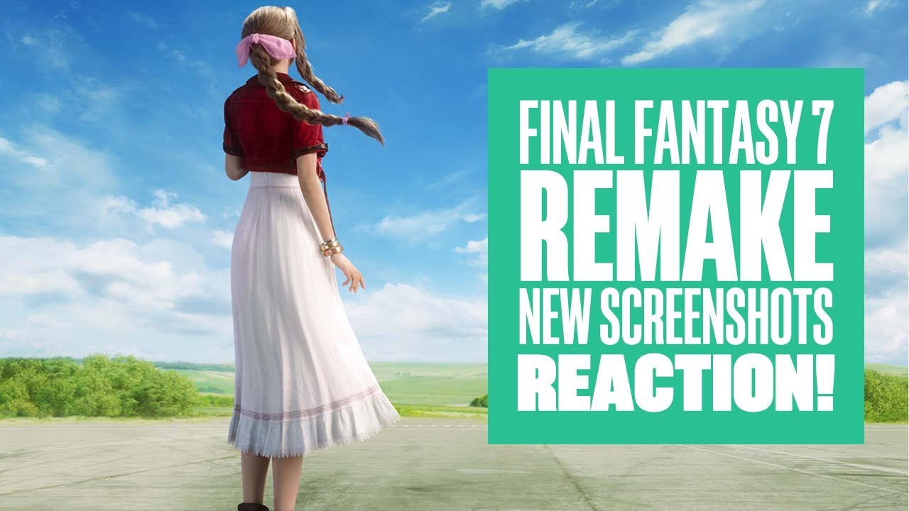 Final Fantasy 7 Remake New Screenshots Reaction: Weapon Upgrades, Aerith's House, Choco Mog & More!