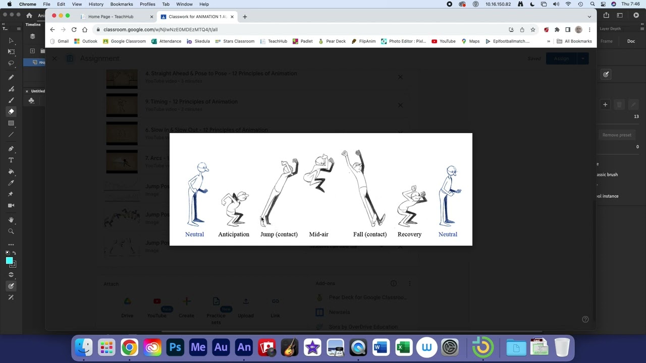 Jump Poses  Key Pose Construction