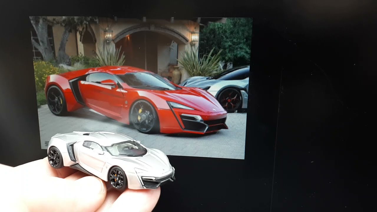 1/64 W Motors Lykan Hyspersport by SCA Small Car Art , diecast car model review