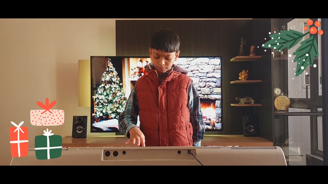 Merry Christmas and a Happy New year | Piano Version | by Adarsh Sinha 🎅