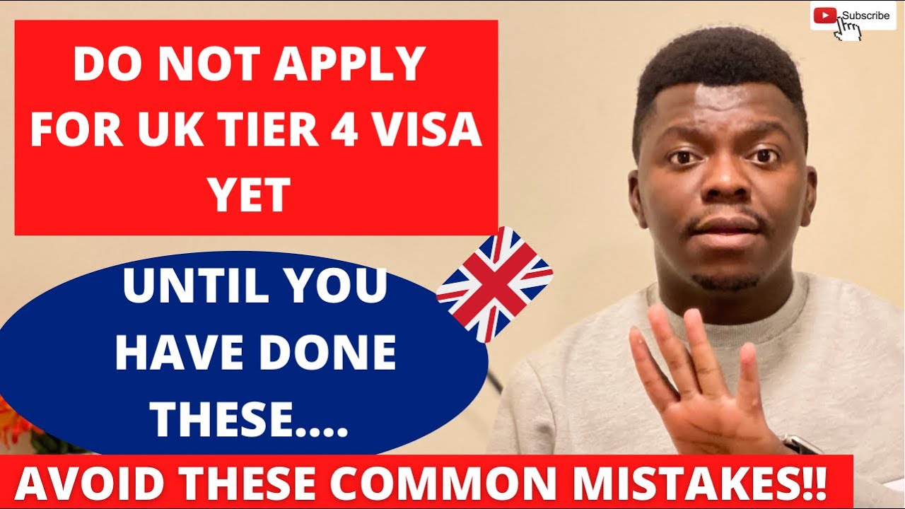 Do not apply for UK Tier 4 Visa UNTIL you have done THESE | Avoid these common mistake! #ukstudyvisa