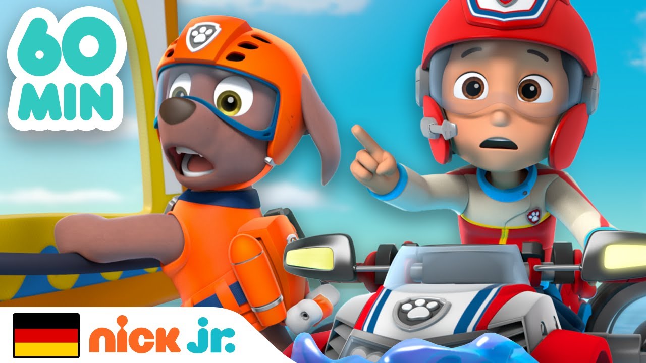 Paw Patrol | 1 Stunde lang PAW Patrol Strandrettungen! | Nick Jr. Deutschland