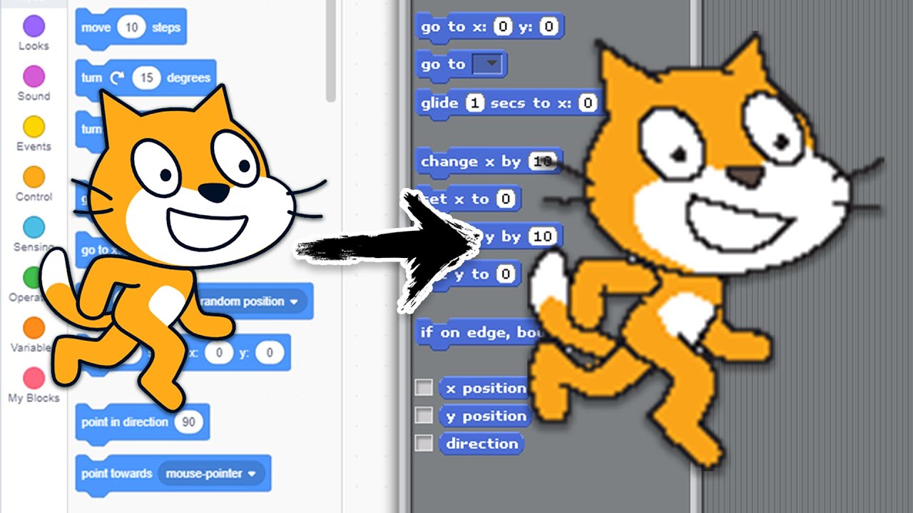 How to make SCRATCH 3 Look Like SCRATCH 1.4!