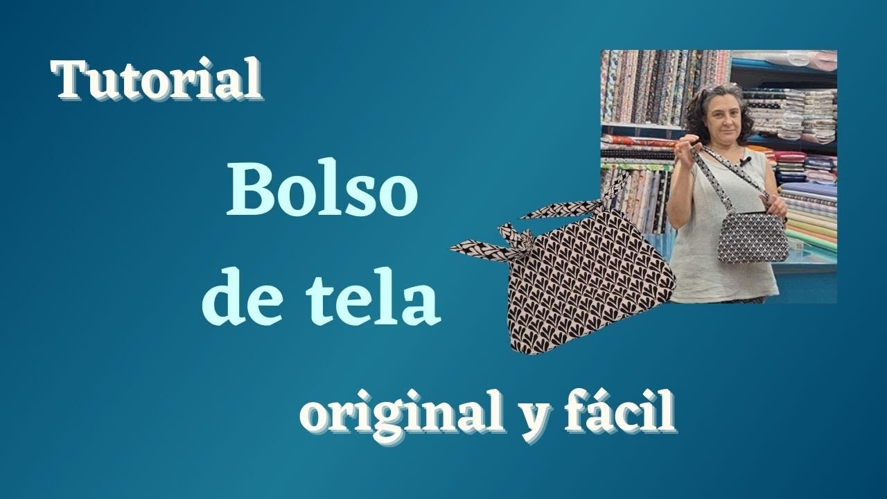 Cose un bolso de tela doble, paso a paso ¡con patrón gratis! 😍😮✂🧵👜