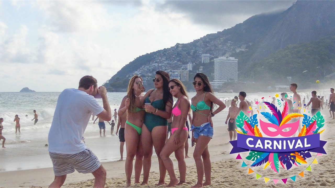 🇧🇷 Rio de Janeiro Carnaval Brazil February 2022 - [Beach Walk]