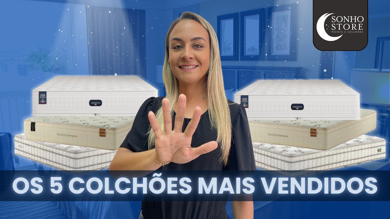 OS 5 COLCHÕES MAIS VENDIDOS