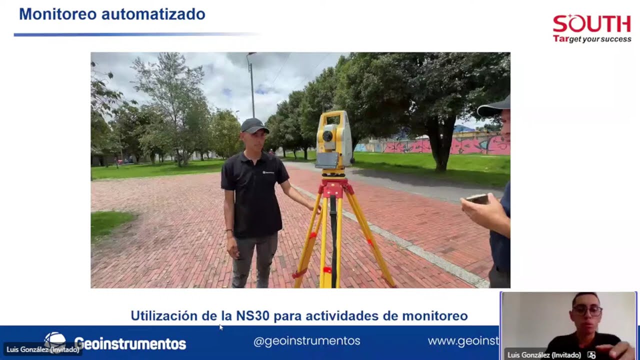 Webinar | Innovación en Acción - Estaciones Totales Robóticas SOUTH NS10/NS30