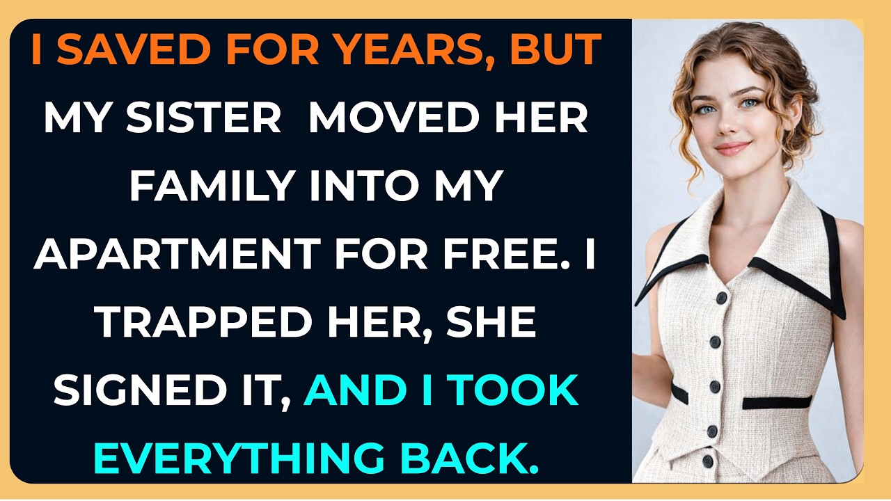 My Sister Moved Her Family Into My Apartment While I Was Away — So I Set a Legal Trap and...