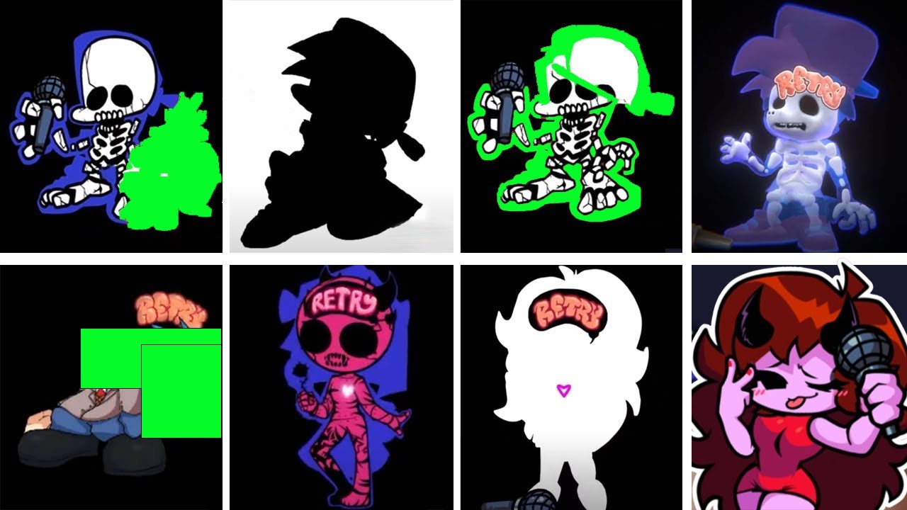 100+ Best Game Over Screen Ever in FNF | Friday Night Funkin' Death Animation