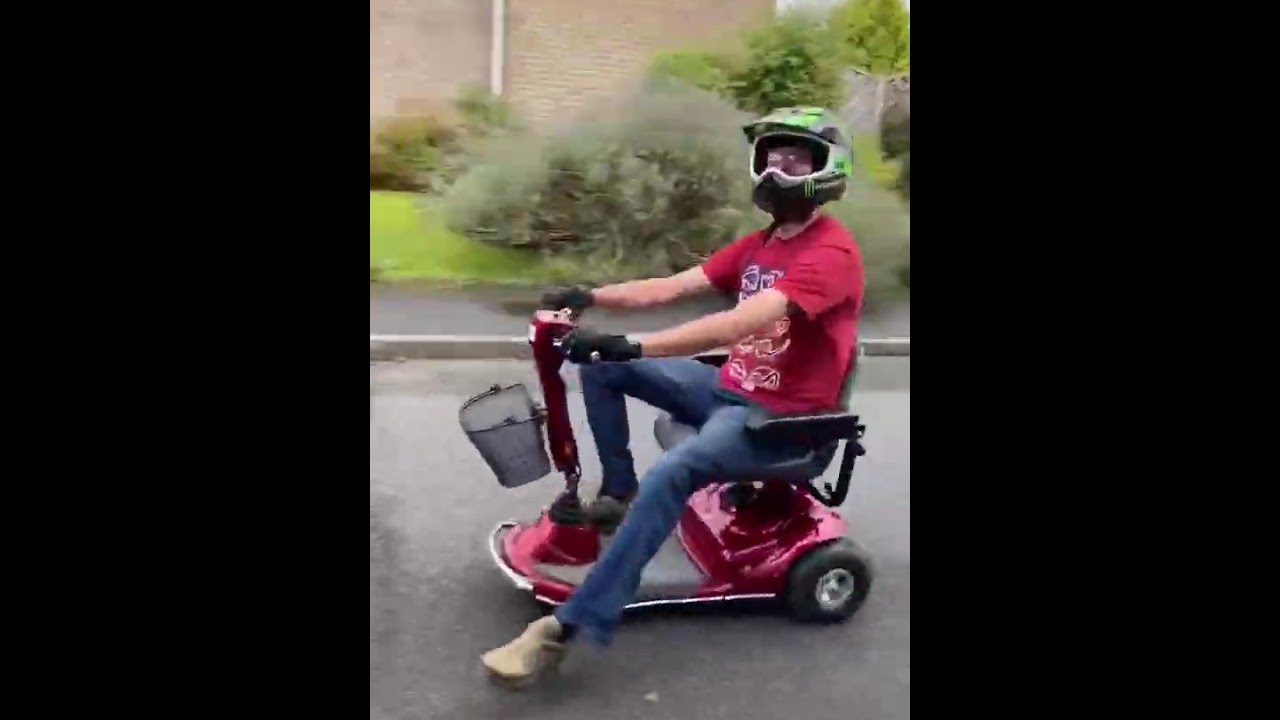 fast diy 52v 1800w mobility scooter wheelies from torque