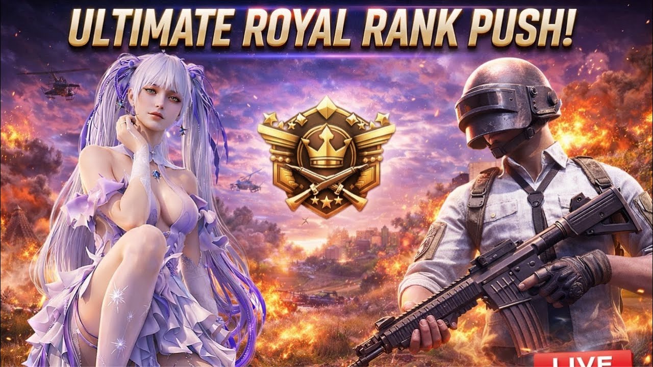 ROYAL RANK PUSH STARTED 👑 | INTENSE BGMI LIVE #BGMILive#BGMIRankPush #RoyalRankPush #IndianGamer