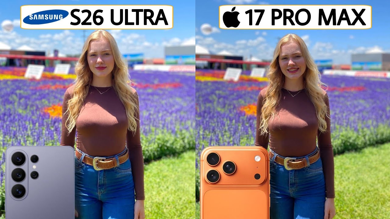Samsung Galaxy S26 Ultra Vs iPhone 17 Pro Max Camera Test Comparison 