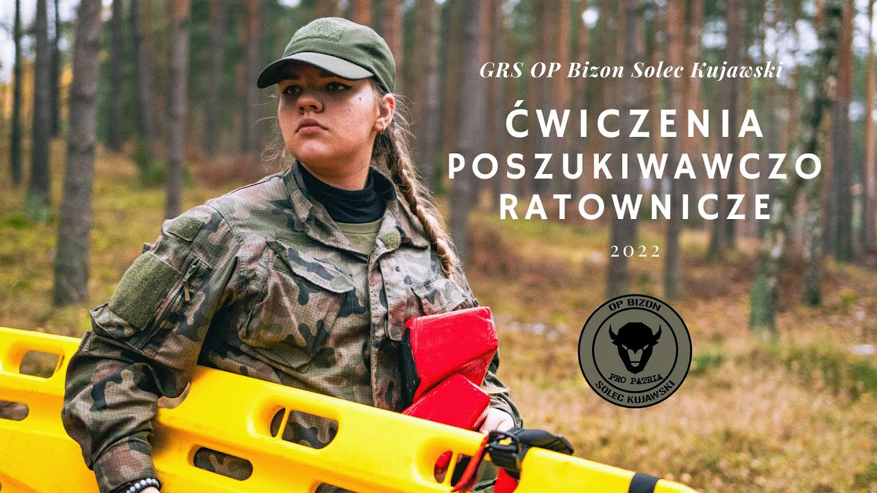 Ćwiczenia poszukiwawczo-ratownicze GRS OP BIZON SOLEC KUJAWSKI