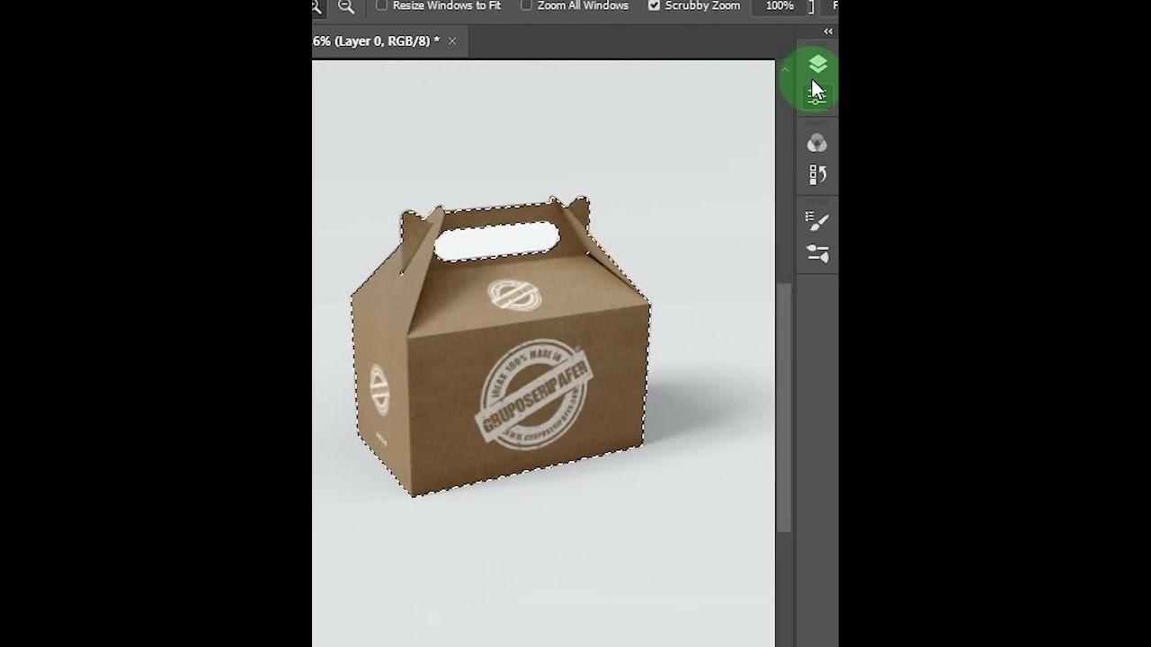 Make realistic shadow in Photoshop #shorts #photoshop_tutorial