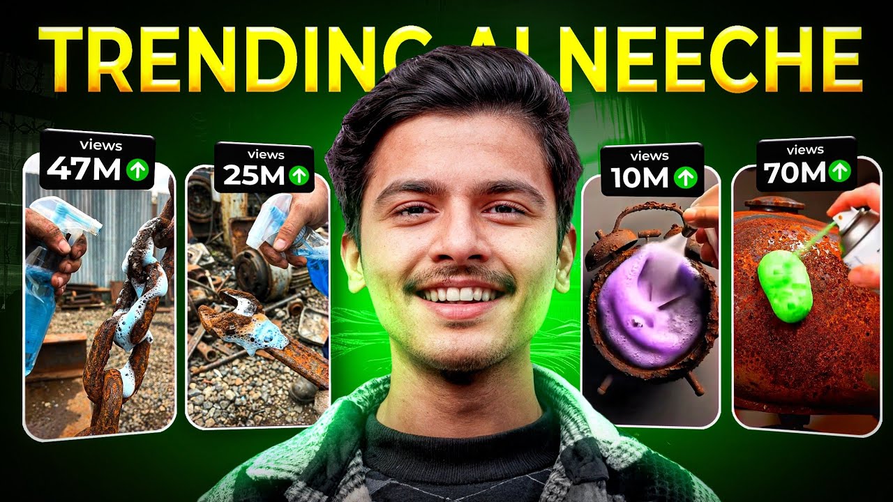 New Al Viral Niche 📈 Rust Cleaning Transformation Videos | Ai Se Video Kaise Banaye 