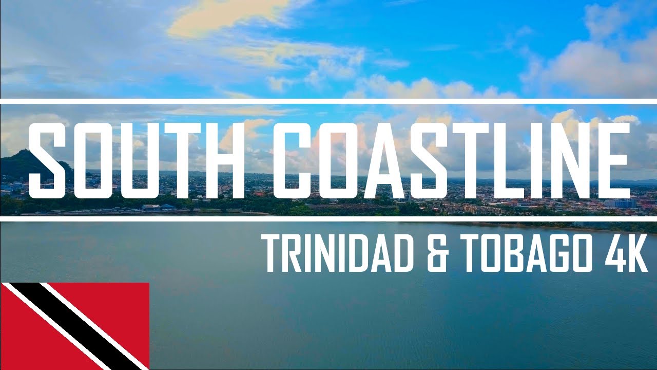 Trinidad and Tobago : South Coastline 4K Drone Footage 2020