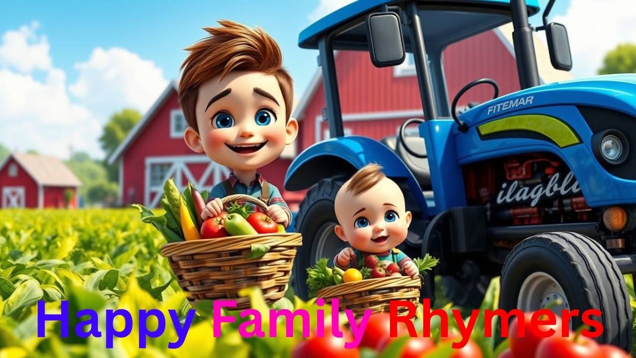 Baby Learns to Harvest Vegetables 🌱 | Fun Farm Song for Kids | Learn Veggies