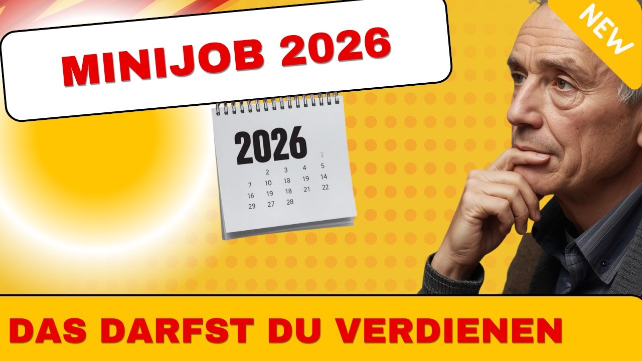 Minijob 2026: Das ändert sich im nächsten Jahr für Rentner und Bürgergeld-Empfänger