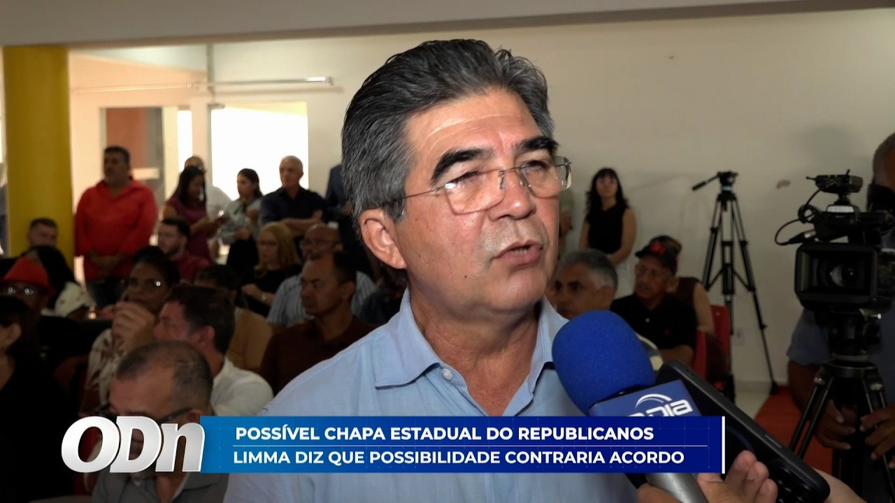 Possível chapa estadual do republicanos: Limma diz que possibilidade contraria acordo 09 03 2026
