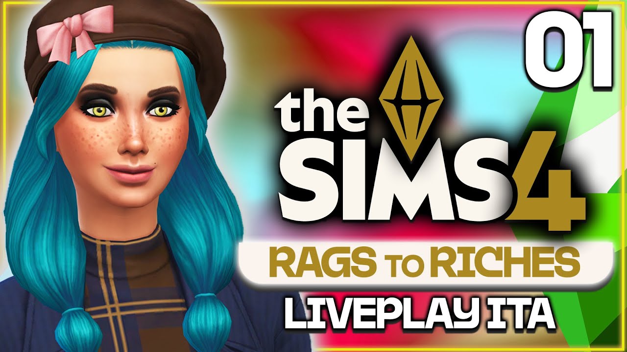 L'INIZIO | RAGS to RICHES CHALLENGE SU THE SIMS 4 ITA!  Liveplay 01