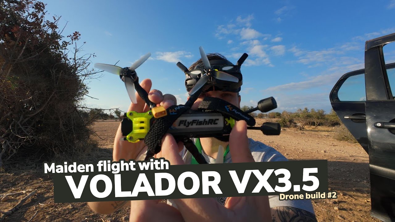 Volador VX3.5 build by FlyFishRC / Maiden flight / First impressions.