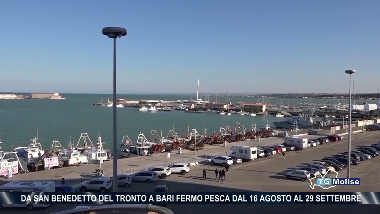 Da San Benedetto del Tronto a Bari fermo pesca dal 16 Agosto al 29 Settembre